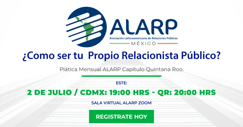 Portada con información del evento